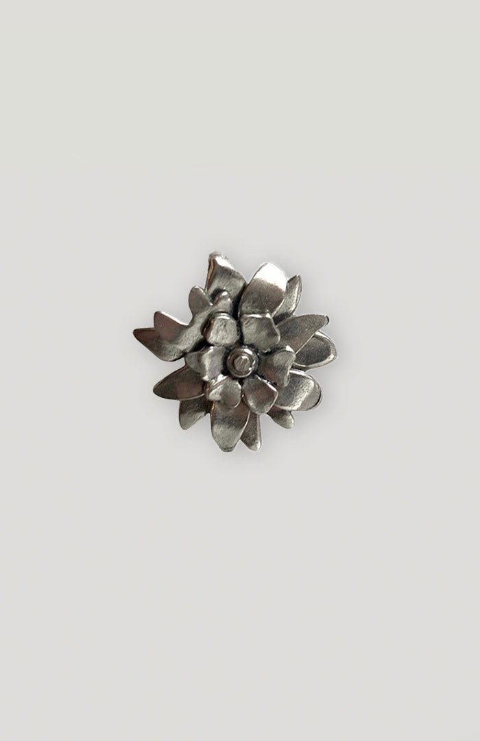 Pewter Passion Flower Pin