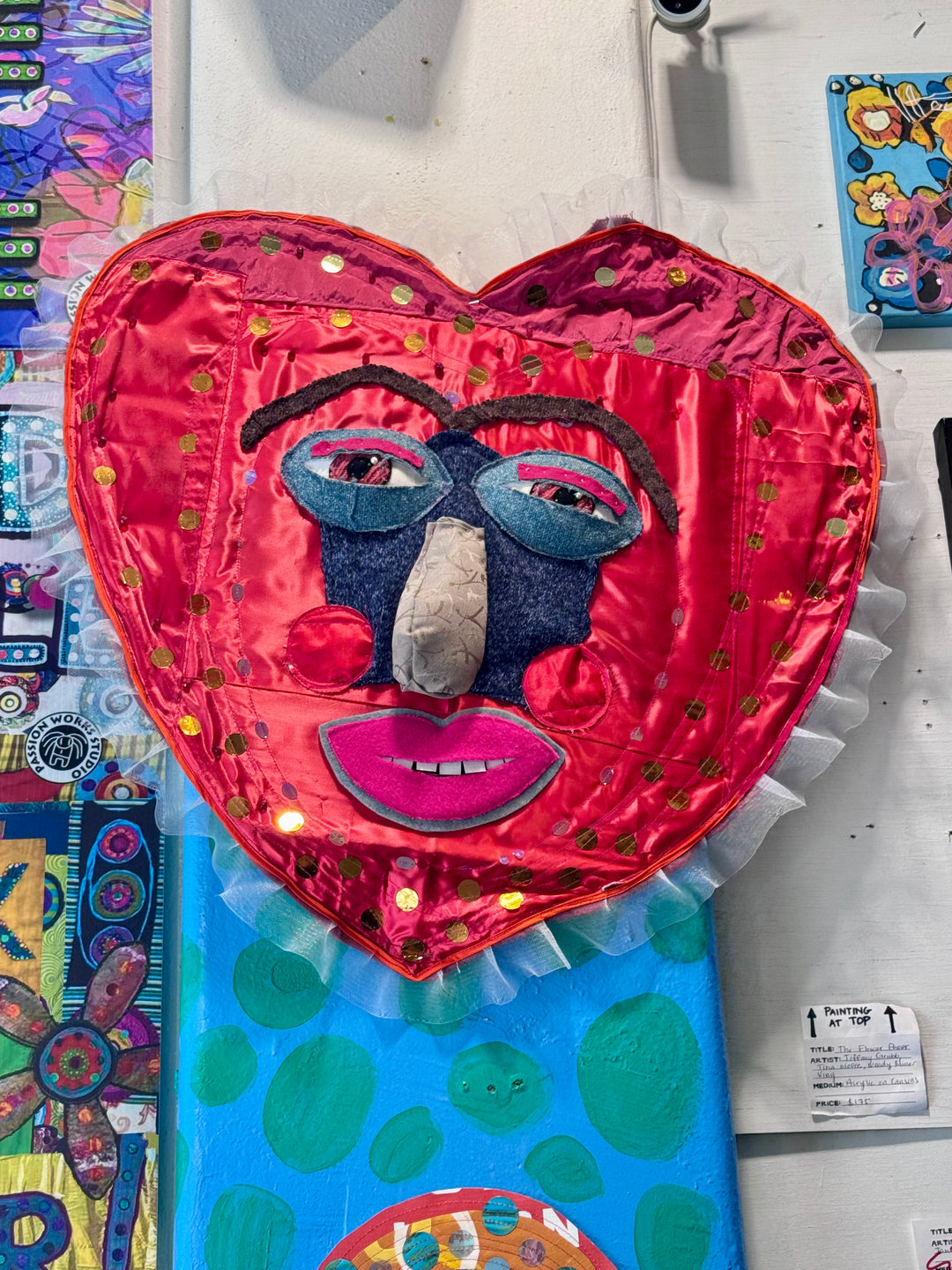 Large Smiling Heart Wallhanging