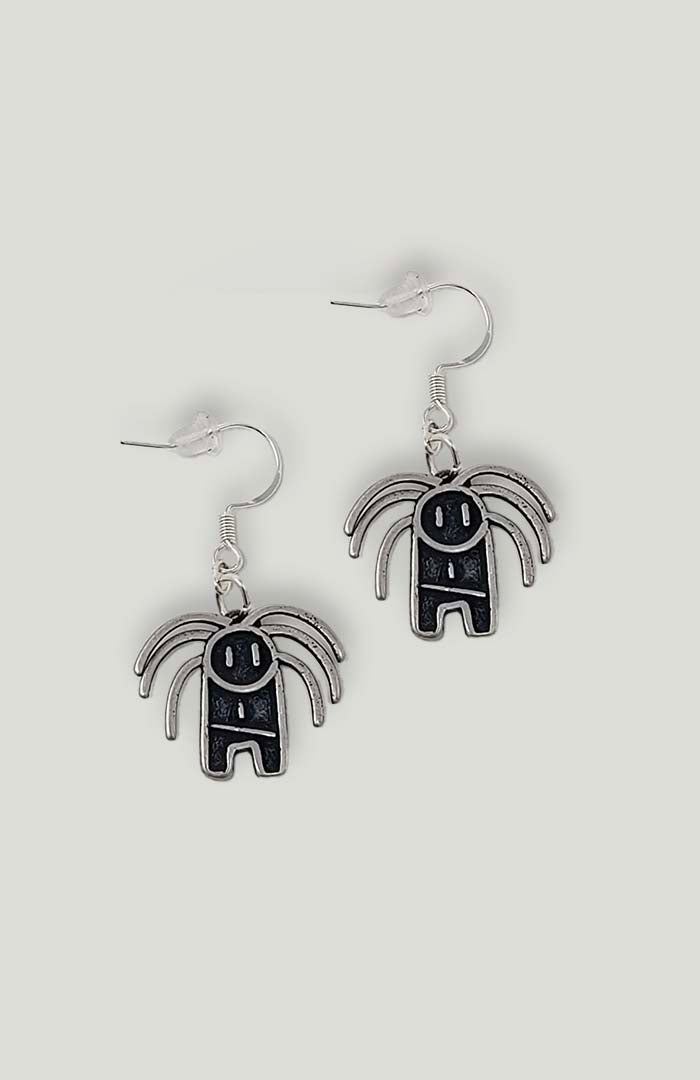 Silver Arty Earrings