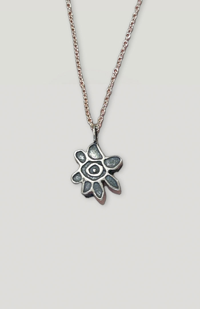 Silver Flower Necklace