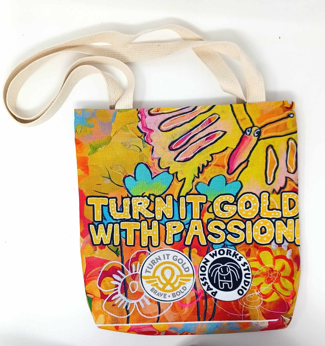 Turn It Gold With Passion! Totebag