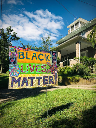 Black Lives Matter - BLM Yard Sign
