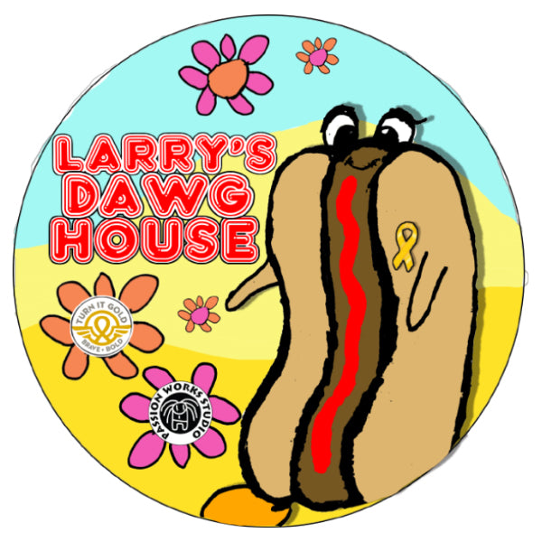 Larry’s Dawg House buttons